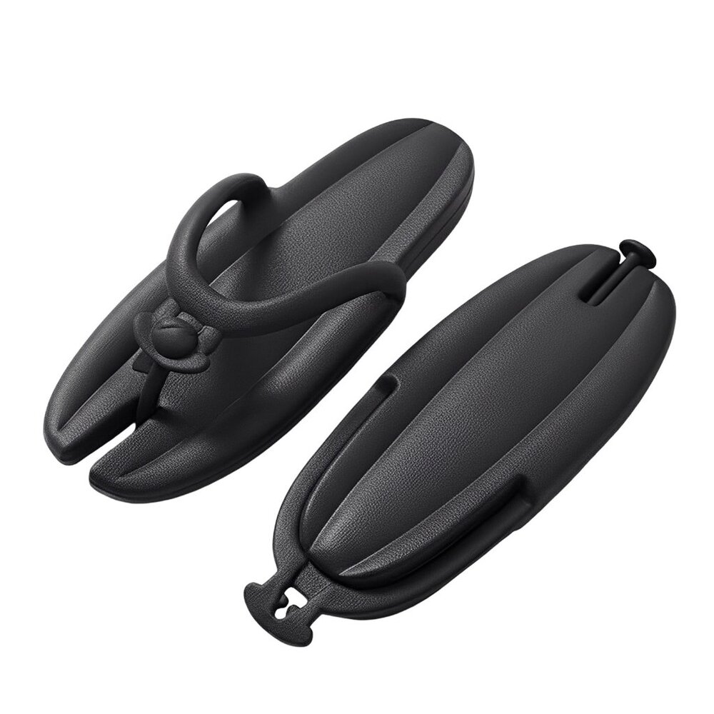 Space-Saving Foldable Slippers for Travel – Hygienic Bring-Your-Own Hotel Sandal